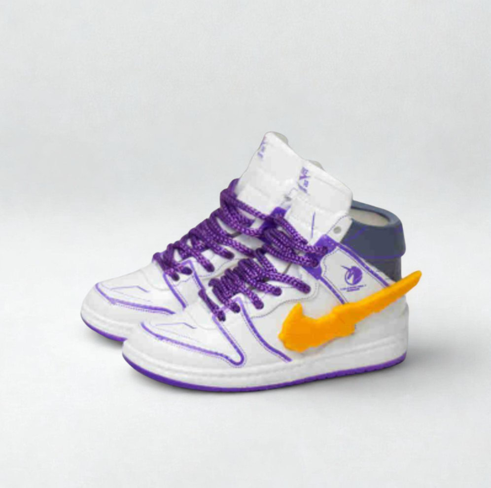 Labubu Dunk Inspired Miniature Sneakers - Unicorn Edition