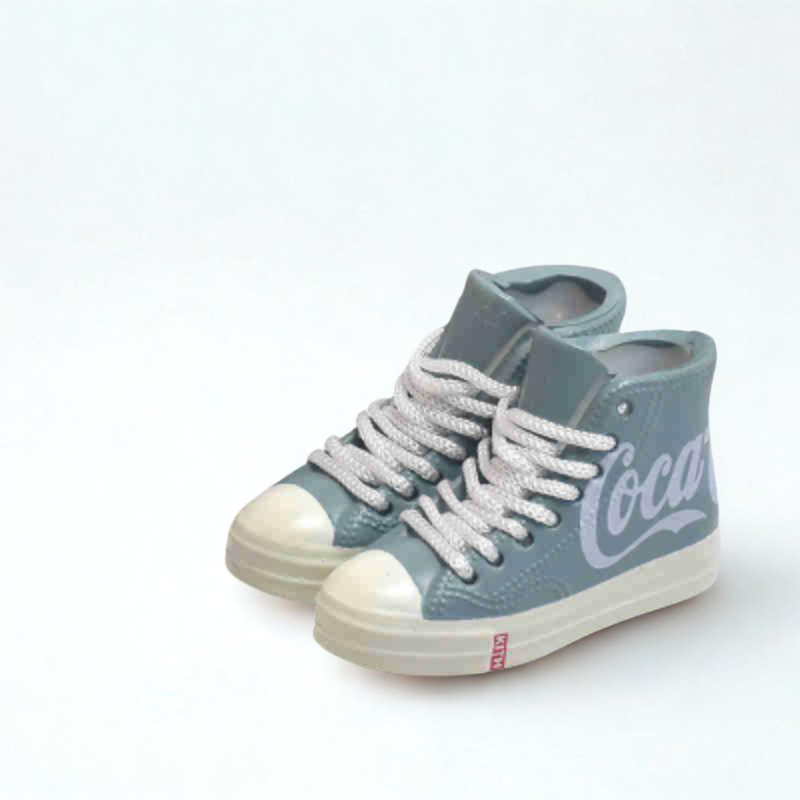 Labubu CV x Coke Inspired Miniature High Top Sneakers