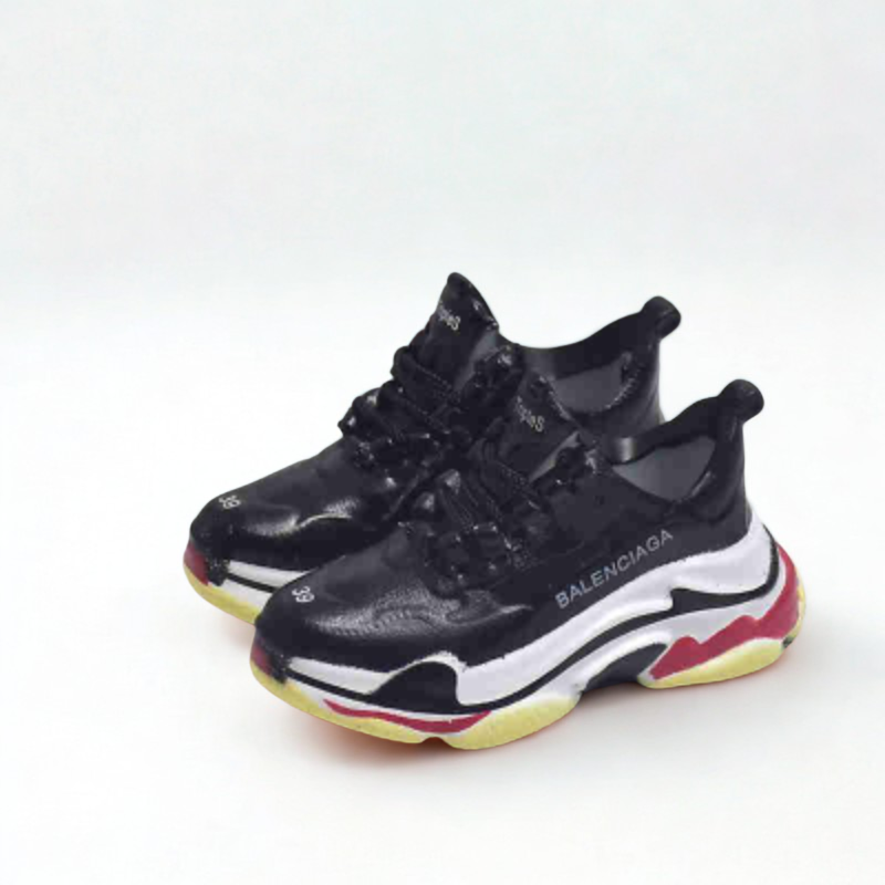Labubu Designer Chunky Trainers - Black Multicolor