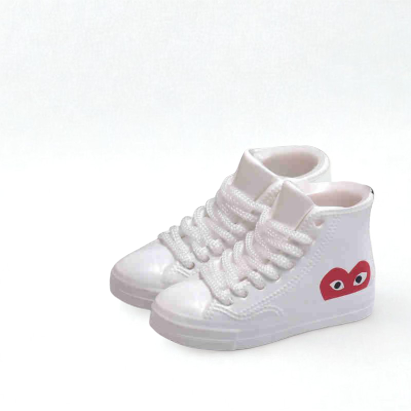 Labubu CV x CDG Inspired Miniature High Top Sneakers